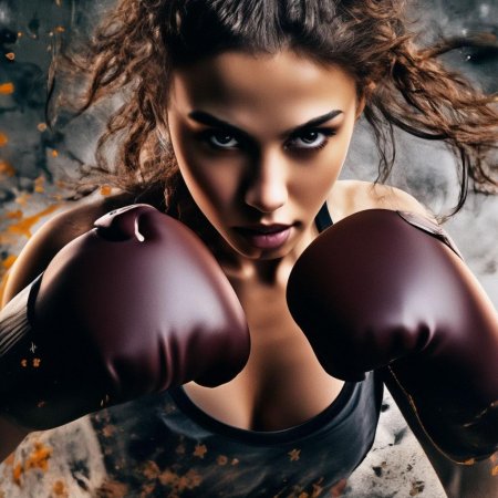 Девушка боксер