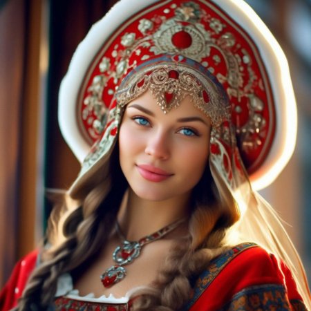 Образ русской красавицы