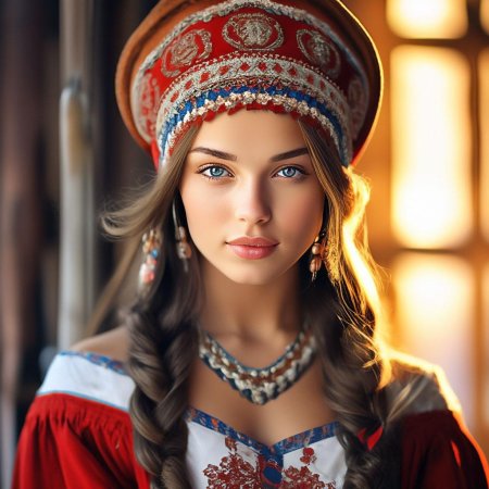 Русская народная красавица