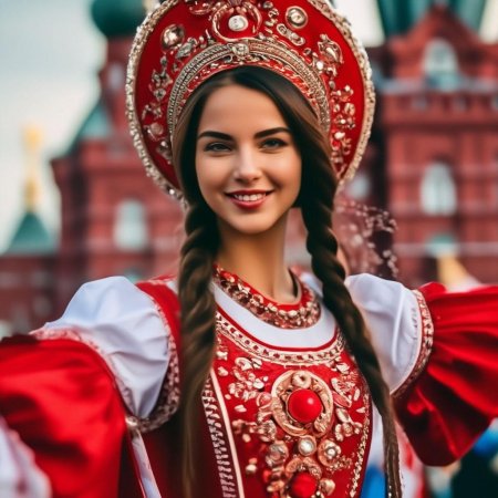 Русская народная красавица