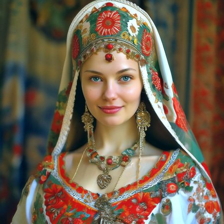 Кокошник в русском стиле