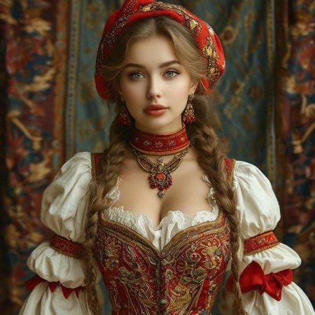 Русская народная костюм