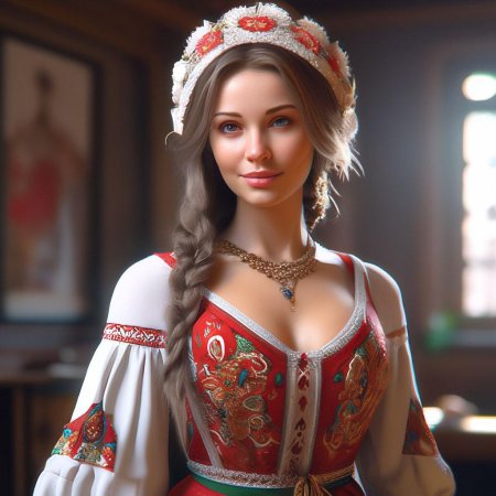 Красавица русская