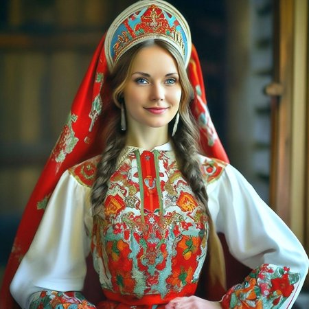 Женский русский национальный костюм
