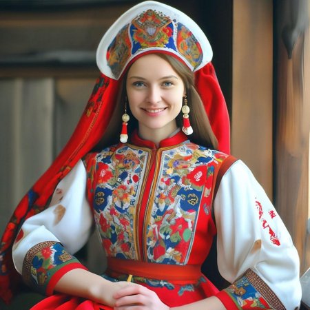 Женский народный костюм