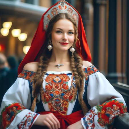 Образ русской красавицы