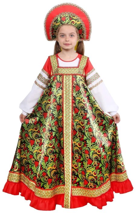 Русский народный костюм рябинушка для
