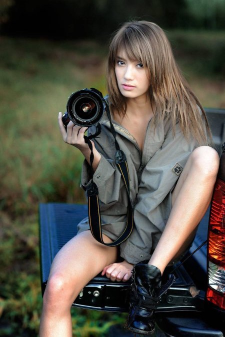 Девушка фотограф