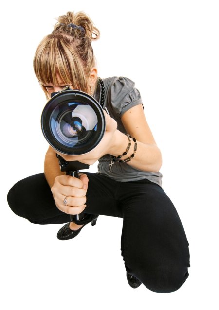 Девушка фотограф
