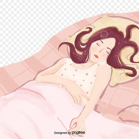 Девушка спит рисунок