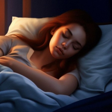 Спит девушка