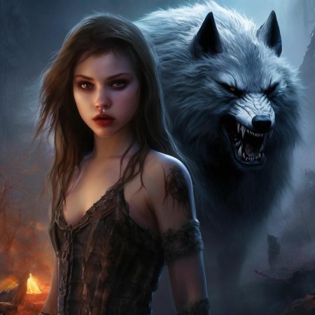 Девушка вампир