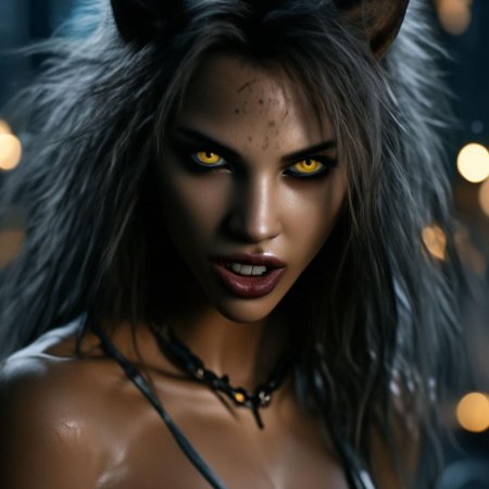 Красивая вампирша