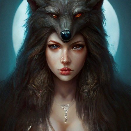 Волки красивые