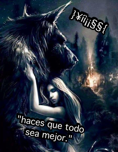 Оборотень и девушка любовь