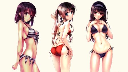 Утаха Касумигаока в купальнике