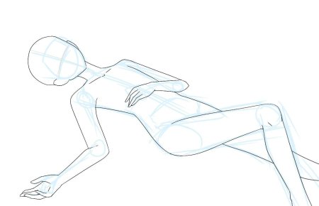 Аниме поза для срисовки