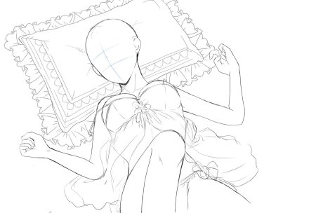 Позы для рисования в платье