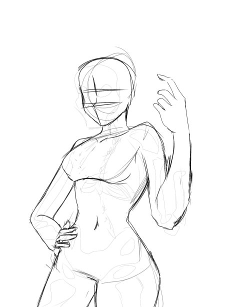 Референсы поз для рисования девушек