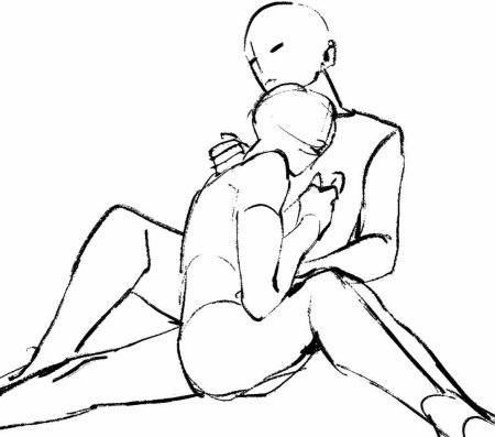 Парные позы для рисования