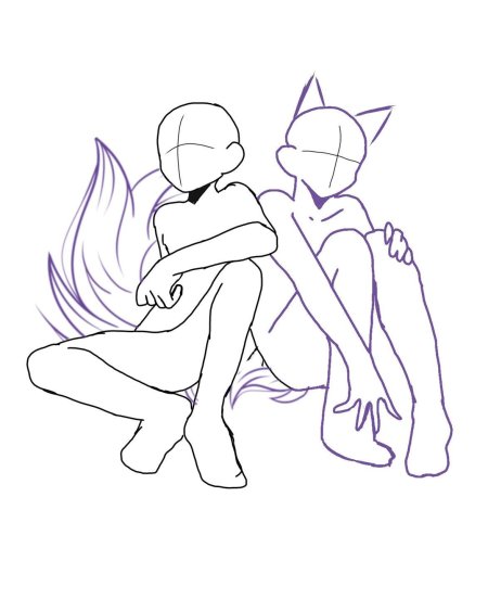 Аниме позы для рисования хентай