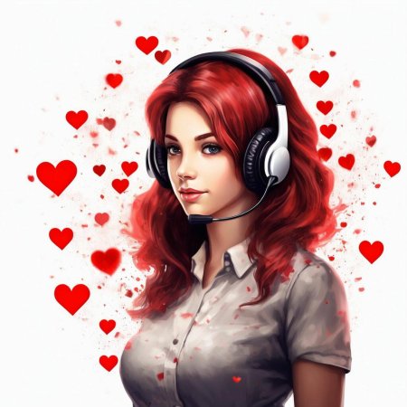 Девушки в наушниках