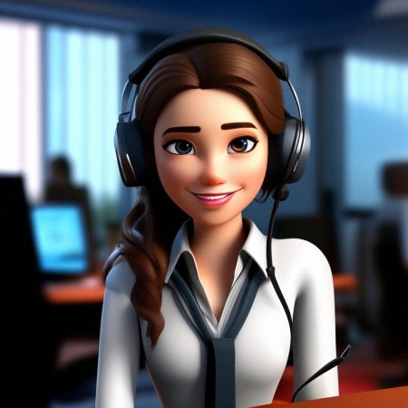 Мультяшная девушка