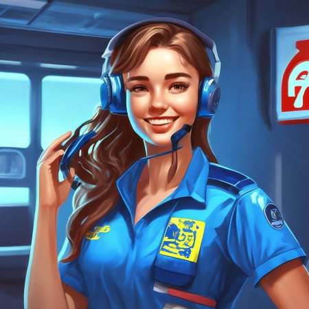 Девушка в наушниках