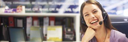 Девушка оператор