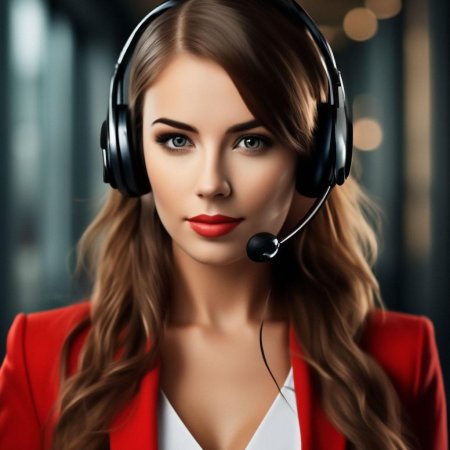 Девушка оператор