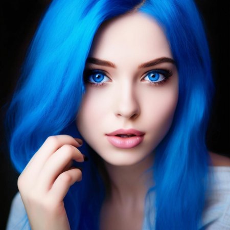 Девушка с голубыми глазами