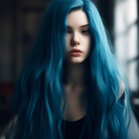 Бирюзовый цвет волос