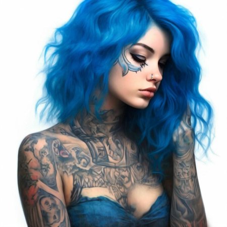 Татуировка девушка