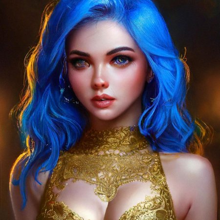 Девушка с синими глазами