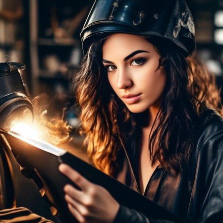 Красивая брюнетка