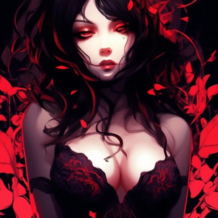 Аниме девушка вампир