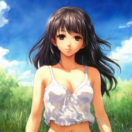 В стиле аниме