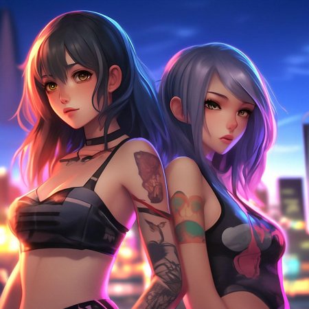 Две девушки