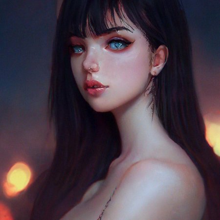 Красивая лицо