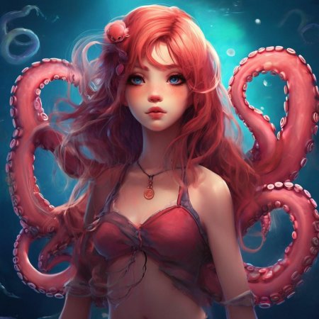 Девушка осьминог
