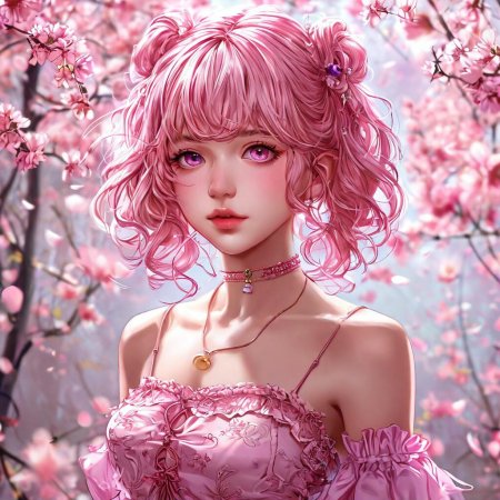 Аниме с розовыми волосами