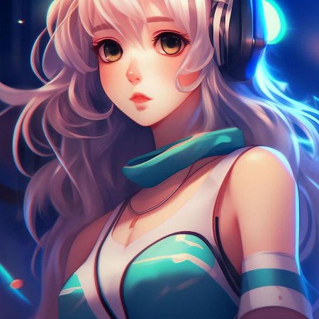 Девочка в стиле аниме