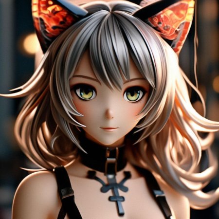 Аниме кошка девушка