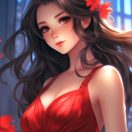 Аниме красивая девушка