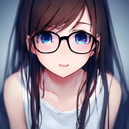 Girl with glasses