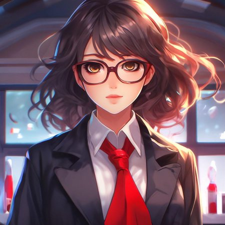 Аниме тянки в очках