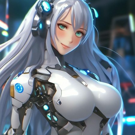 Робот с большими сиськами