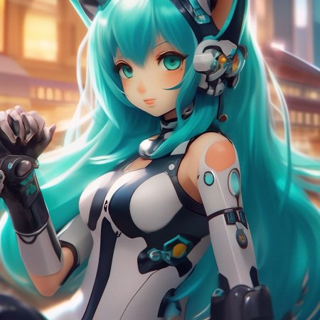 Аниме девушка робот