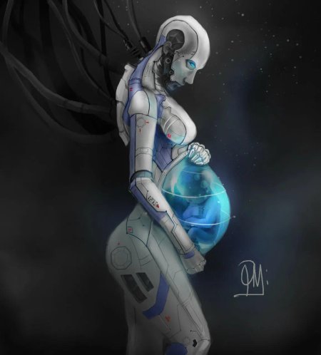 Беременный робот