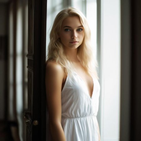 Девушка блондинка